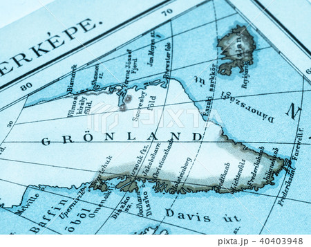 古地図　グリーンランド 40403948