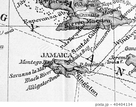 古地図　ジャマイカ 40404134