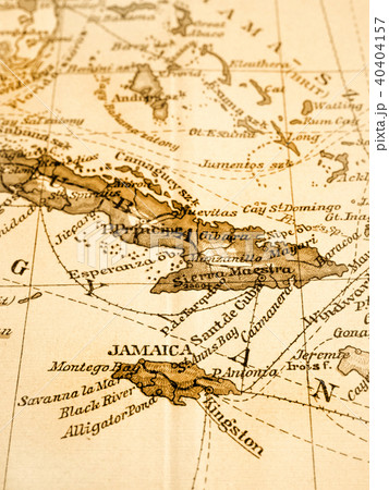 古地図　ジャマイカ 40404157