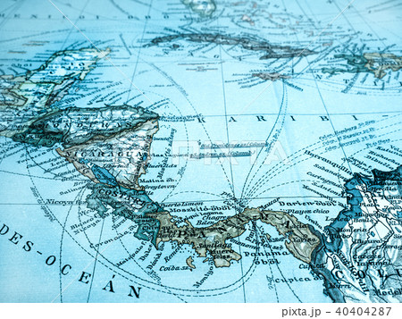 古地図 中央アメリカとカリブ海 古地図 中央アメリカとカリブ海 40404287