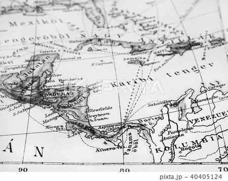 古地図　中央アメリカ 40405124