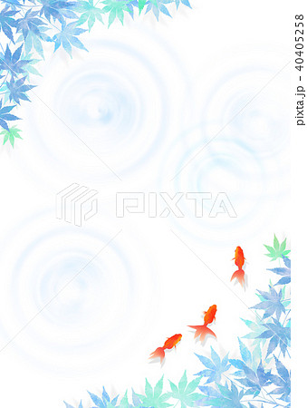 金魚イメージ 波紋 40405258