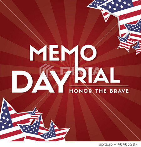 Memorial day remember and honor 40405587