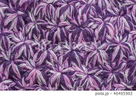 Texture fabric knitted from colored yarn. 40405902
