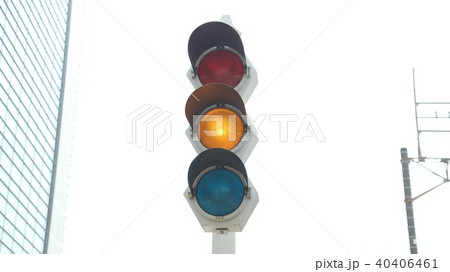 信号　黄色 40406461