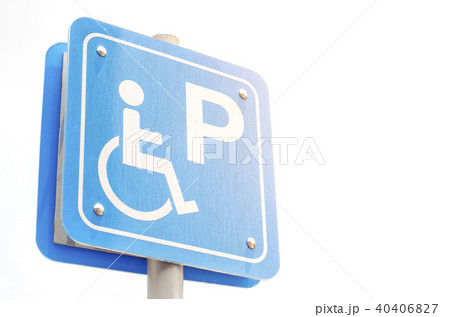 Signage for disabled 40406827
