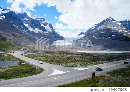 コロンビア大氷原への道中 コロンビア大氷原への道中 40407008