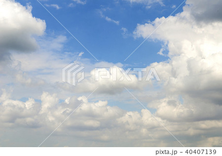 Blue sky with beautiful white clouds. Blue sky with beautiful white clouds. 40407139