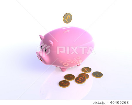 CG 豚の貯金箱 ピンク ポンド CG 豚の貯金箱 ピンク ポンド 40409268