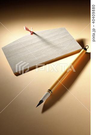 絵馬と筆 絵馬と筆 40409880