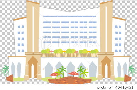 Illustration Of A Pop Hotel Stock Illustration