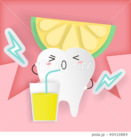 tooth with sensitive problem 40410864
