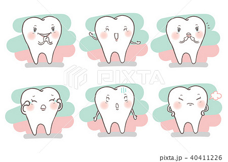 tooth with different emotion tooth with different emotion 40411226