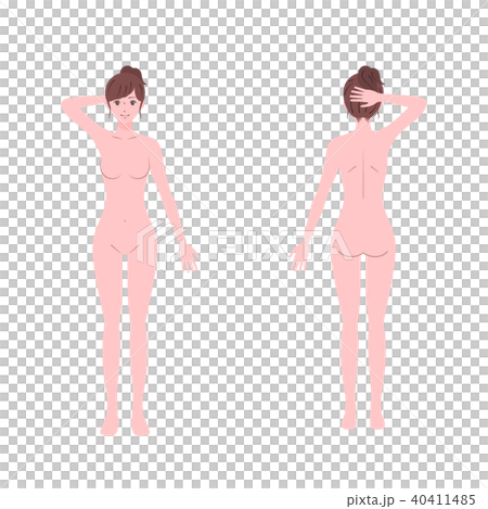 Female nude whole body Female nude whole body 40411485