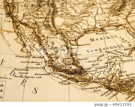 古地図　メキシコ 40411591