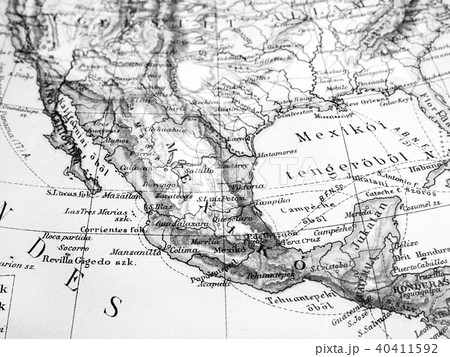 古地図　メキシコ 40411592