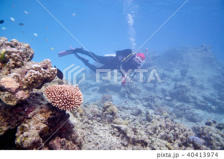 scuba driving 40413974