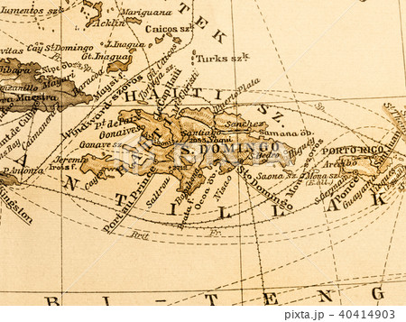 古地図　ドミニカ共和国 40414903