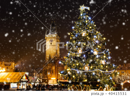 Christmas marketplace in Oldtown square, Prague Christmas marketplace in Oldtown square, Prague 40415531