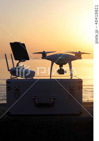 ドローン 夕日 海 ドローン 夕日 海 40419821