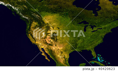 United States of America as it looks like from space. Elements of this image are furnished by NASA 40420623