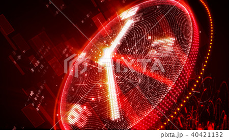 Sparkling purple clock with round screen Sparkling purple clock with round screen 40421132