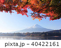 紅葉と富士山 40422161