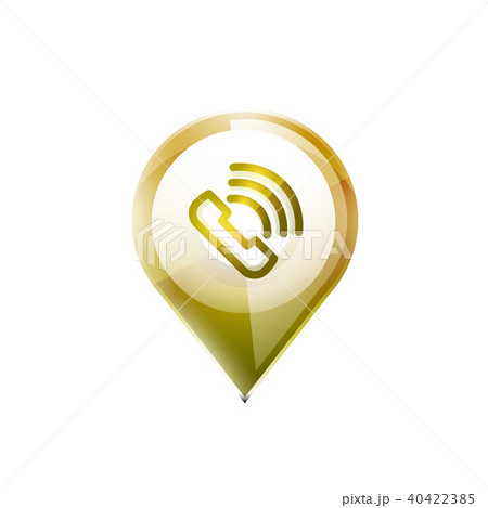 Phone button, call support idea, vector illustration 40422385