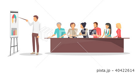 Business Conference Workers Vector Illustration 40422614