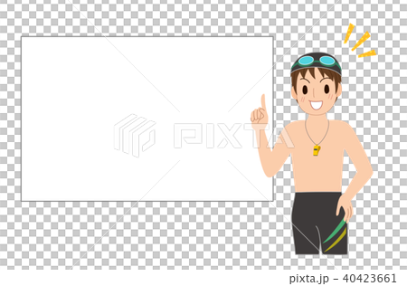 游泳教練白板 40423661