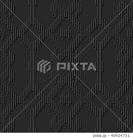 3D dark paper art retro seamless background 3D dark paper art retro seamless background 40424731