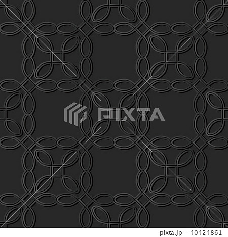 3D dark paper art retro seamless background 3D dark paper art retro seamless background 40424861