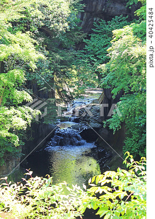 濃溝の滝　亀岩の洞窟 40425484