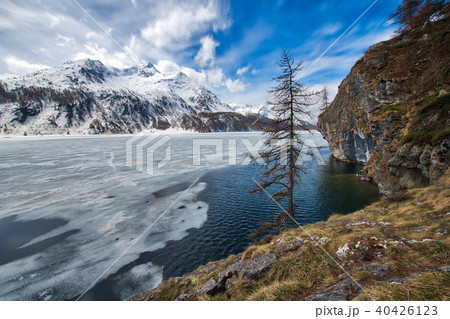 Thaw in the Engadine valley  40426123