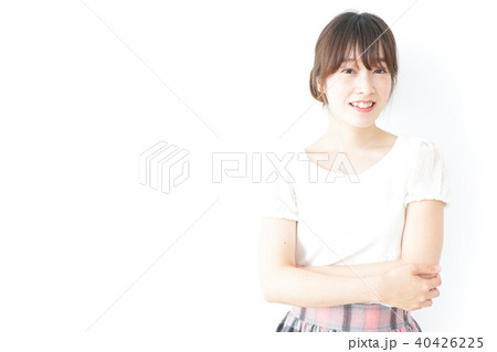 スキンケアをする女性 40426225