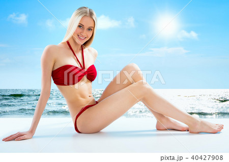 Sexual young blonde girl - Stock Photo 40427908 picture