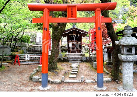 北野天満神社の天髙稲荷神社 神戸 北野 の写真素材