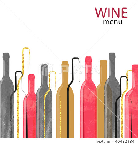 Abstract watercolor wine background 40432334
