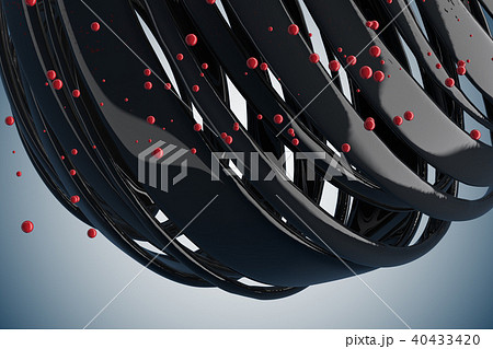 3D striped decorative balls. 3D striped decorative balls. 40433420