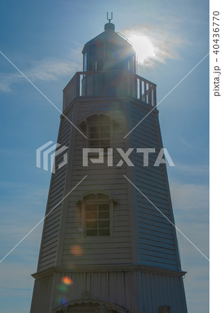 大阪府堺市堺区にある旧堺燈台を撮影したもの 40436770