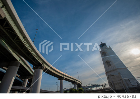 大阪府堺市堺区にある旧堺燈台を撮影したもの 40436783