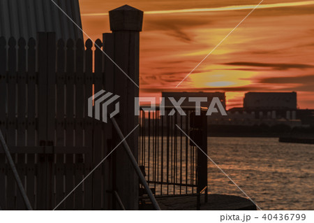 大阪府堺市堺区にある旧堺燈台を撮影したもの 40436799