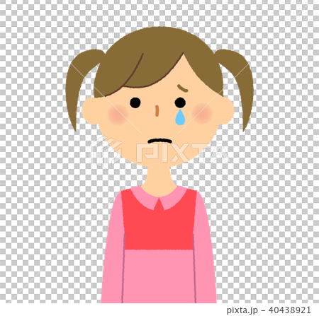 女の子　泣く 40438921