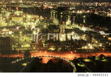 四日市コンビナート夜景 40442531