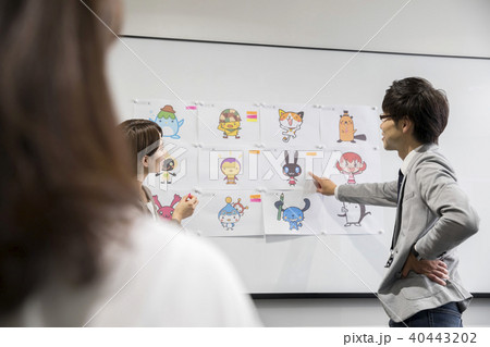 キャラクター選考イメージ アイデア出し キャラクター選考イメージ アイデア出し 40443202