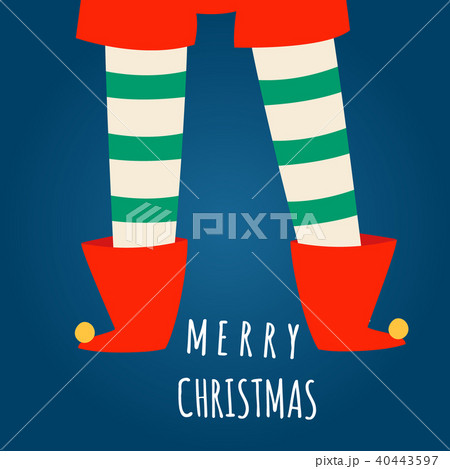 Santa Claus elf kids cartoon elf helpers vector illustration children elves characters traditional 40443597