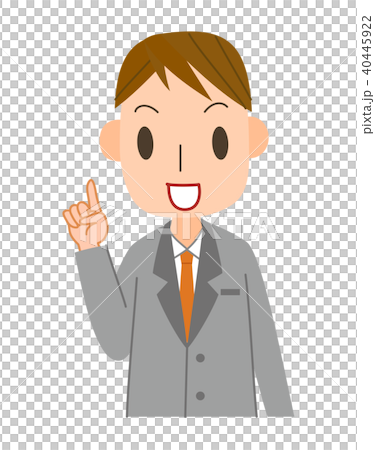 Man in suit, pointing hand Man in suit, pointing hand 40445922