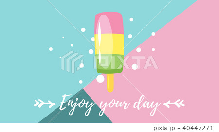summer design for season postcard 40447271