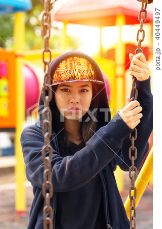 Hiphop asian girl. Hiphop asian girl. 40449497