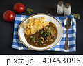 mushrooms in sauce with mashed potatoes 40453096